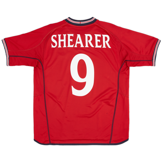 2002-04 England Away Shirt Shearer #9 - 9/10 - (L)