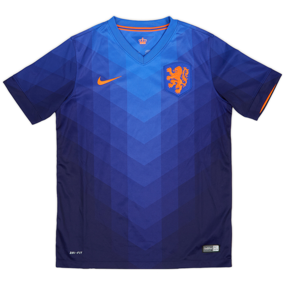 2014-15 Netherlands Away Shirt - 9/10 - (L.Boys)