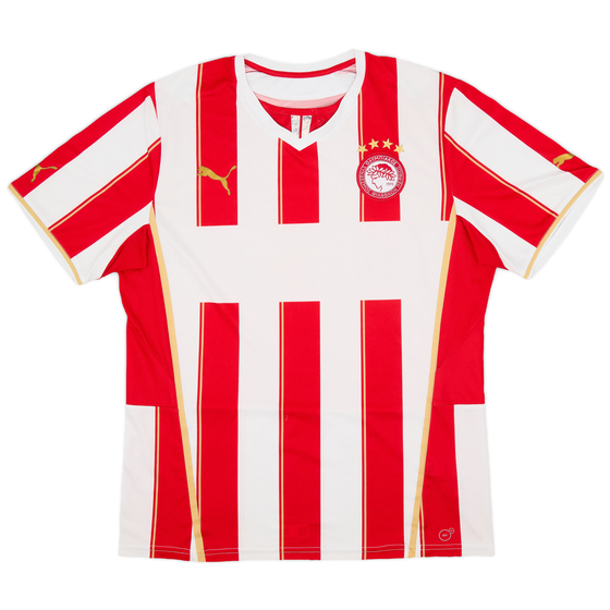 2013-14 Olympiakos Home Shirt - 6/10 - (XL)