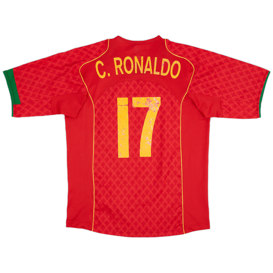 2004-06 Portugal Home Shirt C.Ronaldo #17 - 3/10 - (M)
