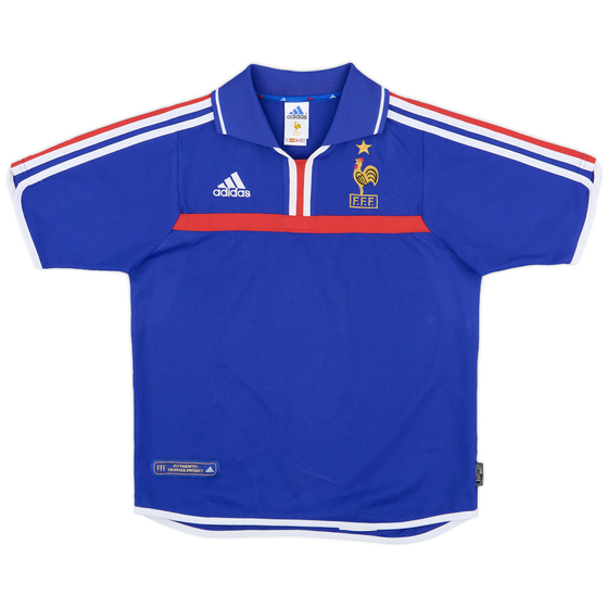 2000-02 France Home Shirt - 9/10 - (L.Boys)