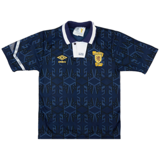 1991-94 Scotland Home Shirt - 9/10 - (XL.Boys)