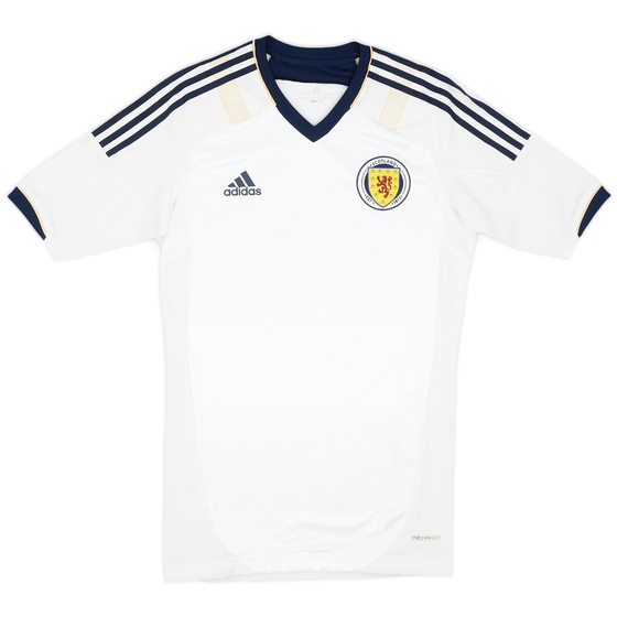 2012-14 Scotland Player Issue Techfit Away L/S Shirt - 7/10 - (L)