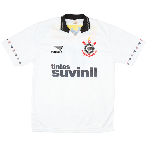 1995 Corinthians Home Shirt #10 - 9/10 - (XL)
