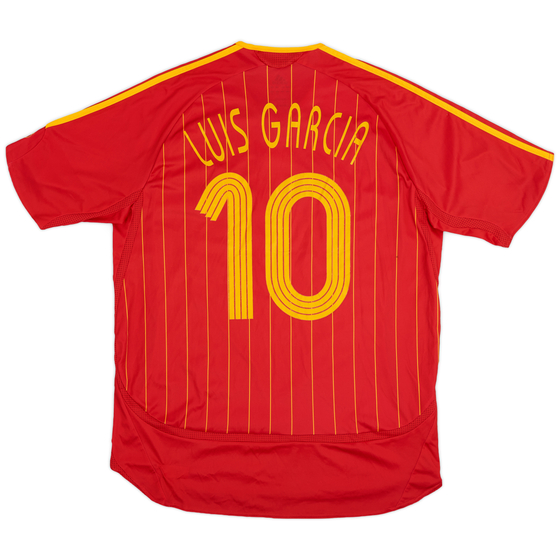 2006-08 Spain Home Shirt Luis Garcia #10 - 6/10 - (L)