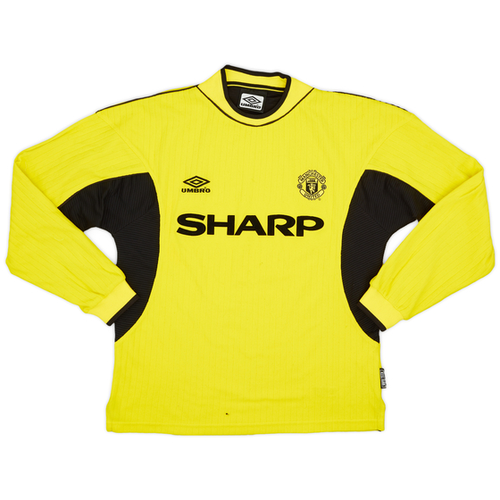 1999-00 Manchester United GK Shirt - 9/10 - (Y)