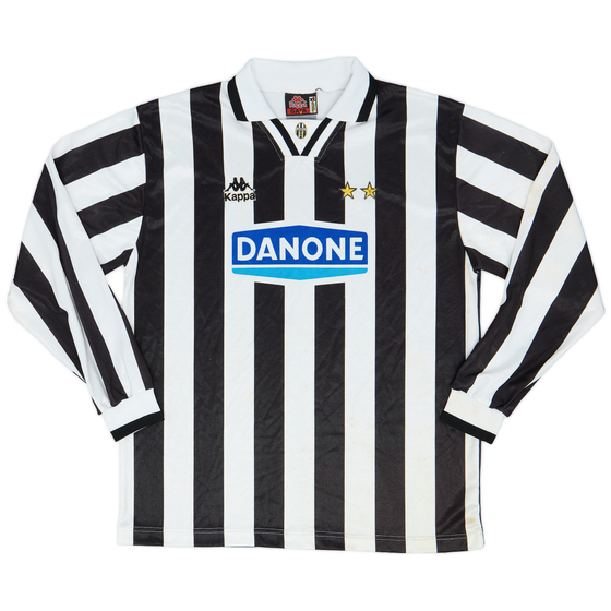 1994-95 Juventus Home L/S Shirt - 6/10 - (XL)