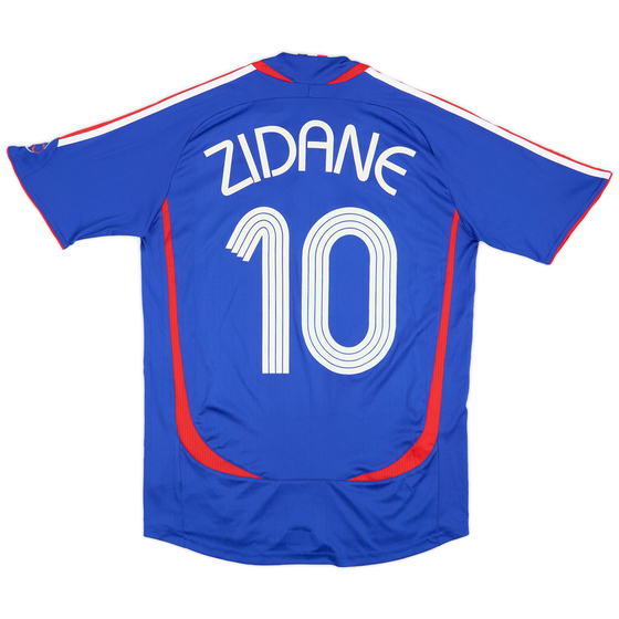 2006-07 France Home Shirt Zidane #10 - 8/10 - (S)
