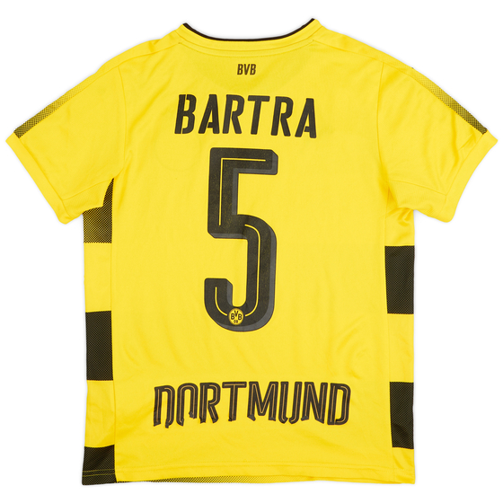 2017-18 Borussia Dortmund Home Shirt Bartra #5 - 4/10 - (L.Boys)