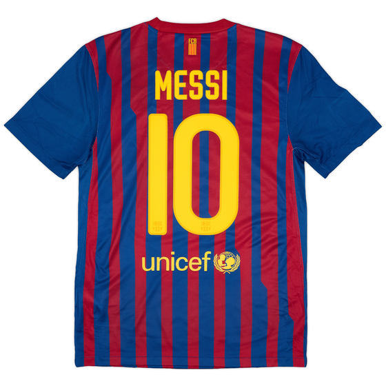 2011-12 Barcelona Home Shirt Messi #10 - 8/10 - (S)