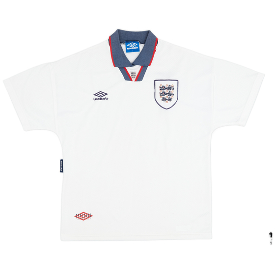 1993-95 England Home Shirt - 9/10 - (L)