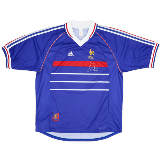 1998-00 France 'Pour Toi Zinedine Zidane' Home Shirt - 8/10 - (XL)