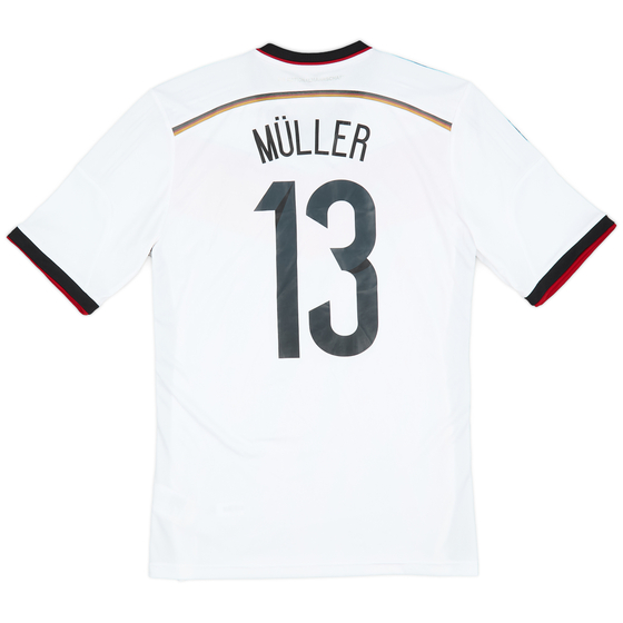 2014-15 Germany Home Shirt Muller #13 - 8/10 - (M)
