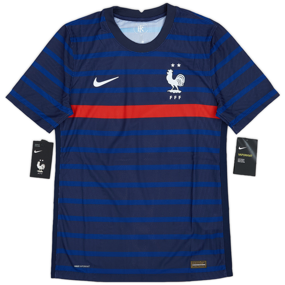 2020-21 France Authentic Home Shirt (S)