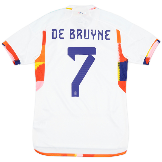 2022-23 Belgium Away Shirt De Bruyne #7 (S)