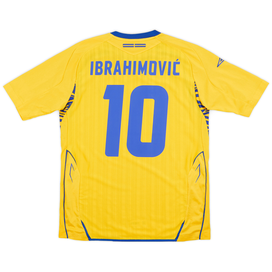 2007-09 Sweden Home Shirt Ibrahimović #10 - 8/10 - (M)