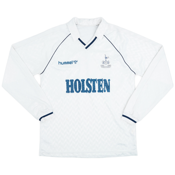 1987-89 Tottenham Home L/S Shirt - 8/10 - (M)