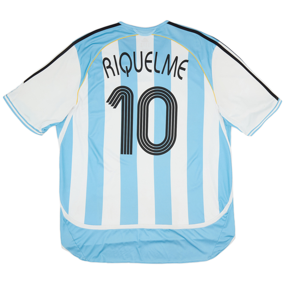 2005-07 Argentina Home Shirt Riquelme #10 - 8/10 - (XXL)