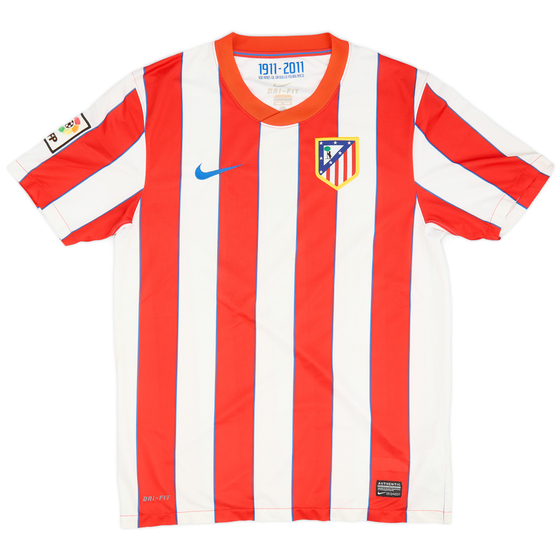 2011-12 Atletico Madrid Home Shirt - 7/10 - (M)