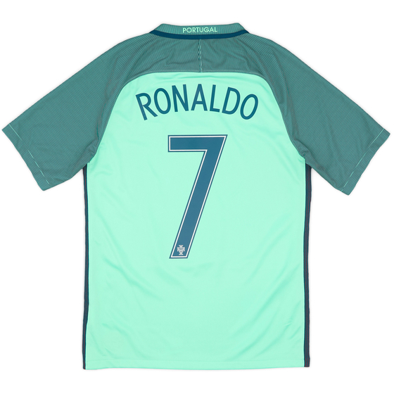2016-18 Portugal Away Shirt Ronaldo #7 - 10/10 - (S)