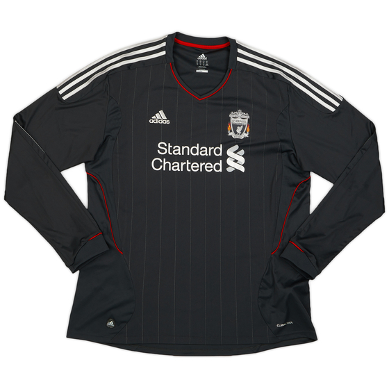 2011-12 Liverpool Away L/S Shirt - 8/10 - (XXL)