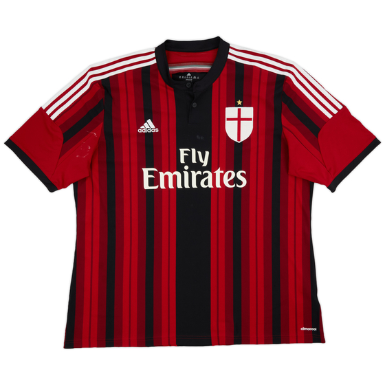 2014-15 AC Milan Home Shirt - 7/10 - (XXL)