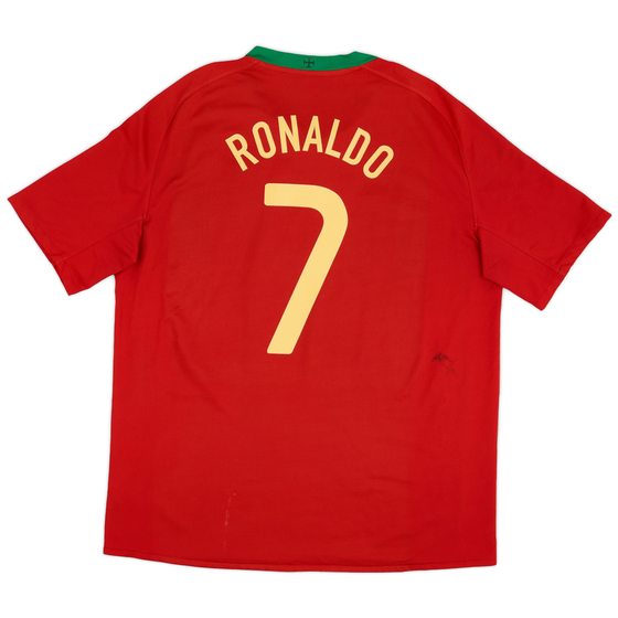 2008-10 Portugal Home Shirt Ronaldo #7 - 5/10 - (XL)