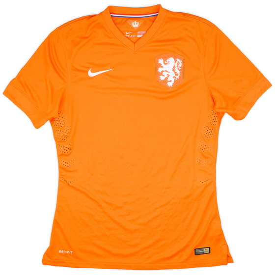 2014-15 Netherlands Authentic Home Shirt - 10/10 - (L)