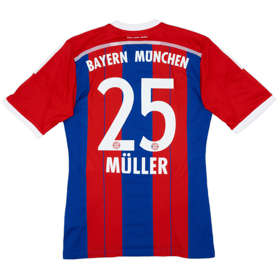 2014-15 Bayern Munich Home Shirt Muller #25 - 7/10 - (M)