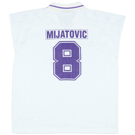 1996-97 Real Madrid Taguy Home Vest Mijatovic #9 - 8/10 - (XL)