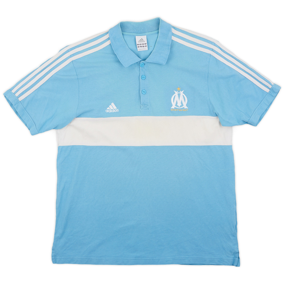 2008-09 Olympique Marseille adidas Polo Shirt - 8/10 - (L)
