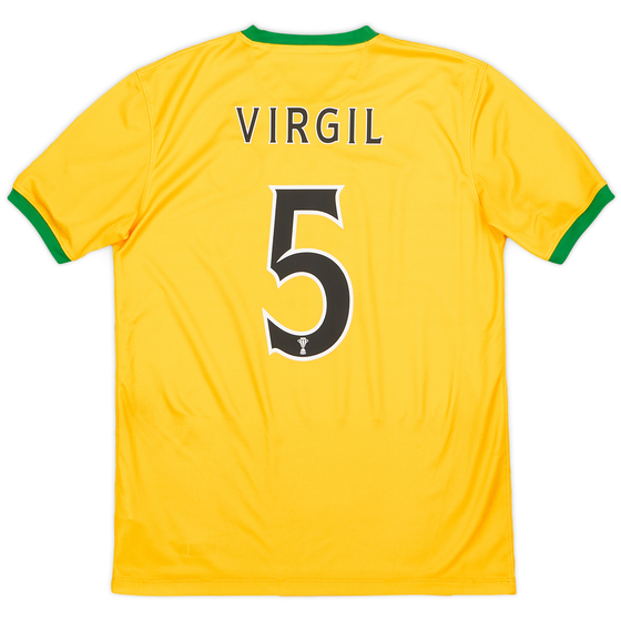 2013-14 Celtic Away Shirt Virgil #5 - 9/10 - (M)