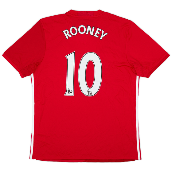 2016-17 Manchester United Home Shirt Rooney #10 (L)