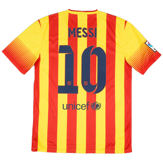 2013-14 Barcelona Away Shirt Messi #10 - 9/10 - (M)