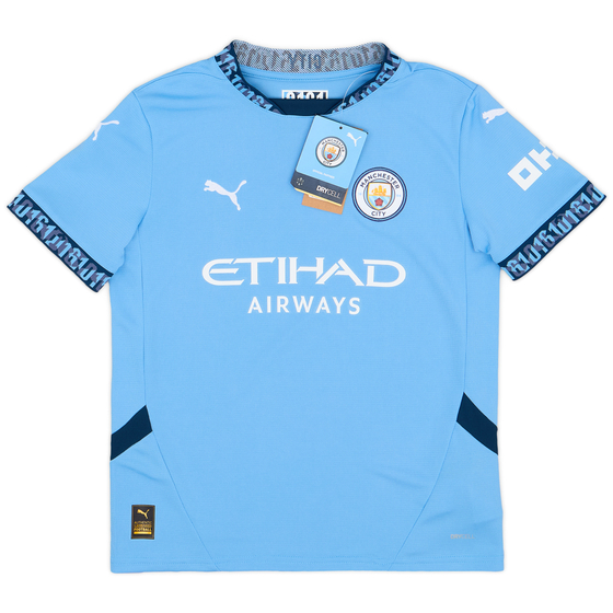 2024-25 Manchester City Home Shirt (KIDS)