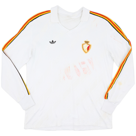 1986-92 Belgium Away L/S Shirt - 3/10 - (XL)