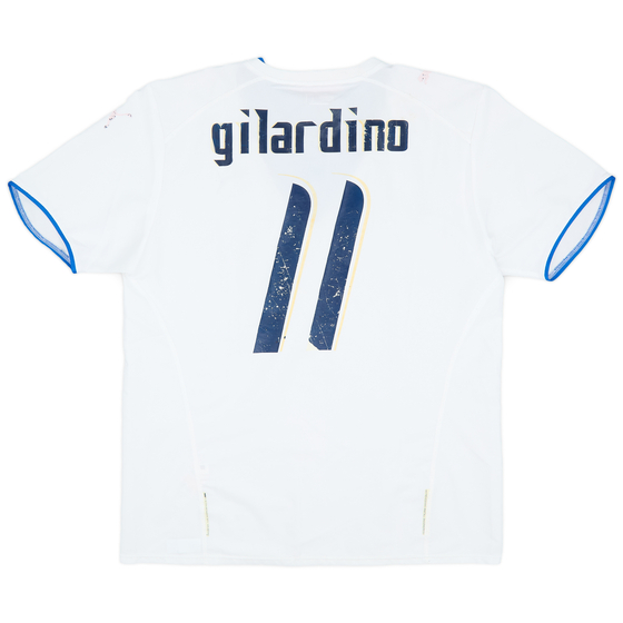 2006 Italy Away Shirt Gilardino #11 - 3/10 - (L)