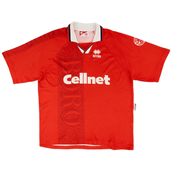 1996-97 Middlesbrough Home Shirt - 8/10 - (XL)