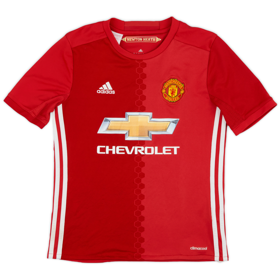 2016-17 Manchester United Home Shirt - 9/10 - (M.Boys)