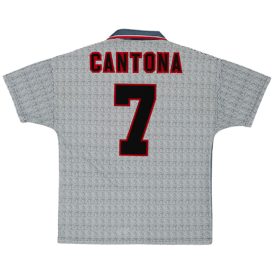 1995-96 Manchester United Away Shirt Cantona #7 - 9/10 - (L)