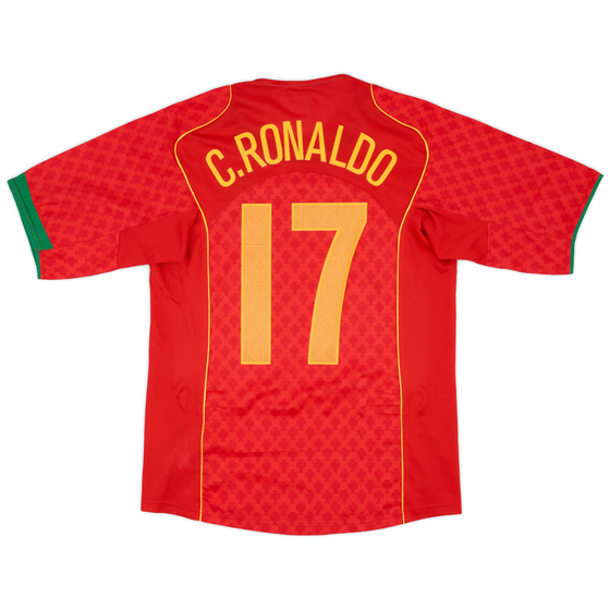 2004-06 Portugal Home Shirt C.Ronaldo #17 - 9/10 - (S)
