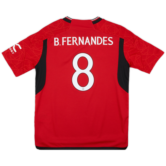 2023-24 Manchester United Home Shirt B.Fernandes #8 (KIDS)