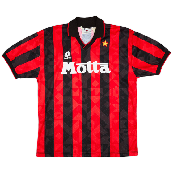 1993-94 AC Milan Home Shirt - 9/10 - (L)