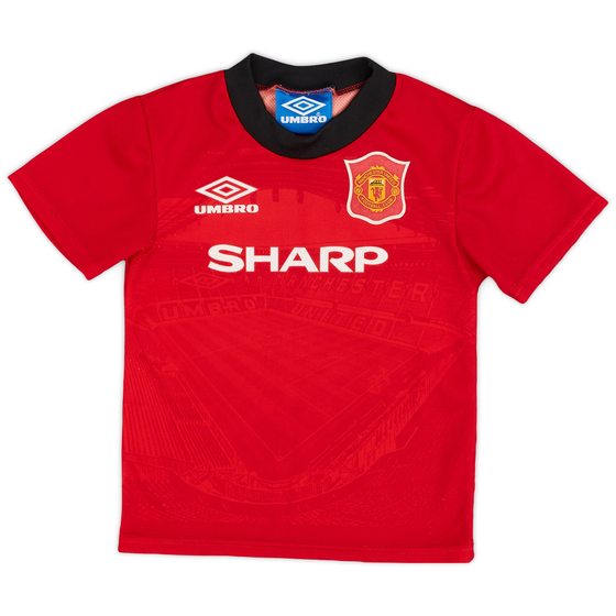 1994-96 Manchester United Home Shirt - 8/10 - (Baby/Infants)