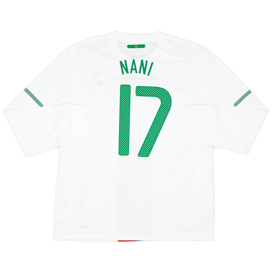 2010-11 Portugal Player Issue Away L/S Shirt Nani #17 - 9/10 - (XL)