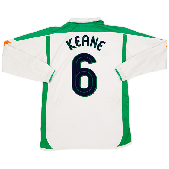 2003-05 Ireland Away L/S Shirt Keane #6 - 8/10 - (M)