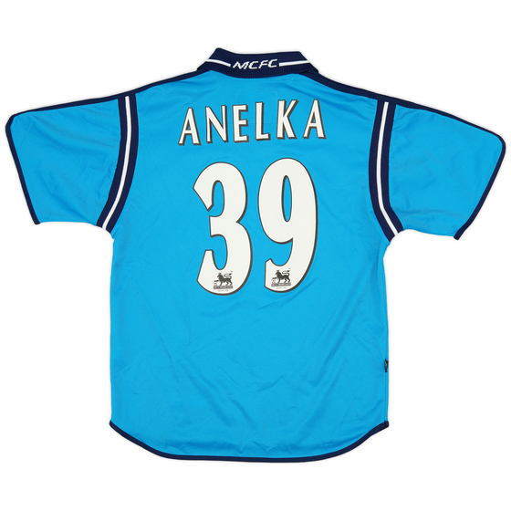 2002-03 Manchester City Home Shirt Anelka #39 - 9/10 - (L.Boys)