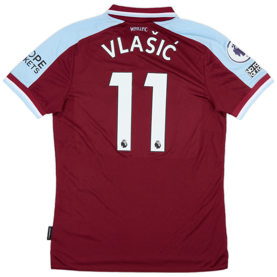 2021-22 West Ham Match Issue Home Shirt Vlasic #11