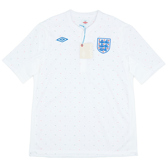 2010-11 England Home Shirt - 8/10 - (XXL)