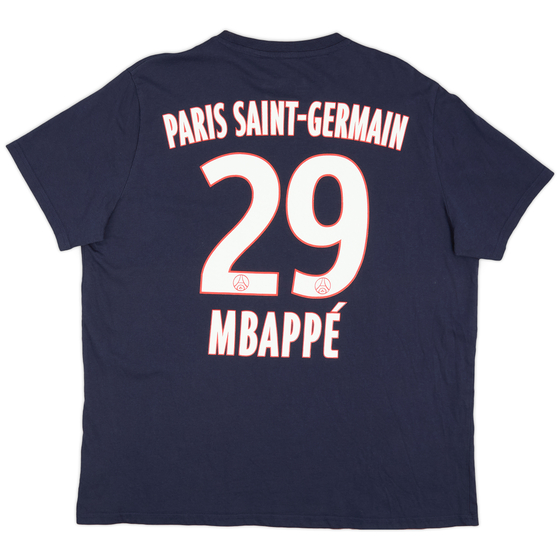 2017-18 Paris Saint-Germain Training Shirt Mbappe #29 - 8/10 - (XXL)